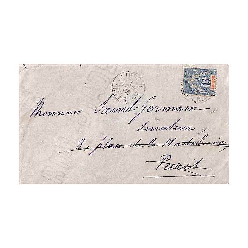 LIGNE D  PAQ. FR. No 1 - 1903