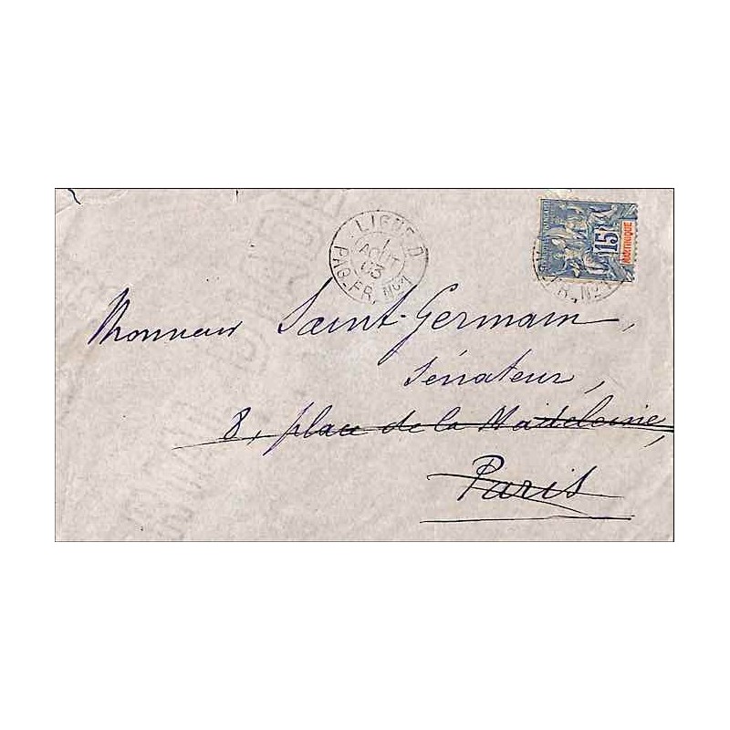 LIGNE D PAQ. FR. No 1 - 1903
