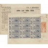 12 $ 20 sur quittance en timbres fiscaux généraux 1969 Viet-Nam Cong-Hoa