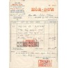 0 $ 80 en timbres fiscaux généraux sur facture 1970 Viet-Nam Cong-Hoa