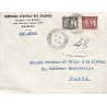 1946 Lettre 15 c. Oblitération SAIGON PRICIPAL * COCHINCHINE *