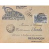 1931 Lettre recommandée Affranchissement 182 Timbre peu courant sur courrier
