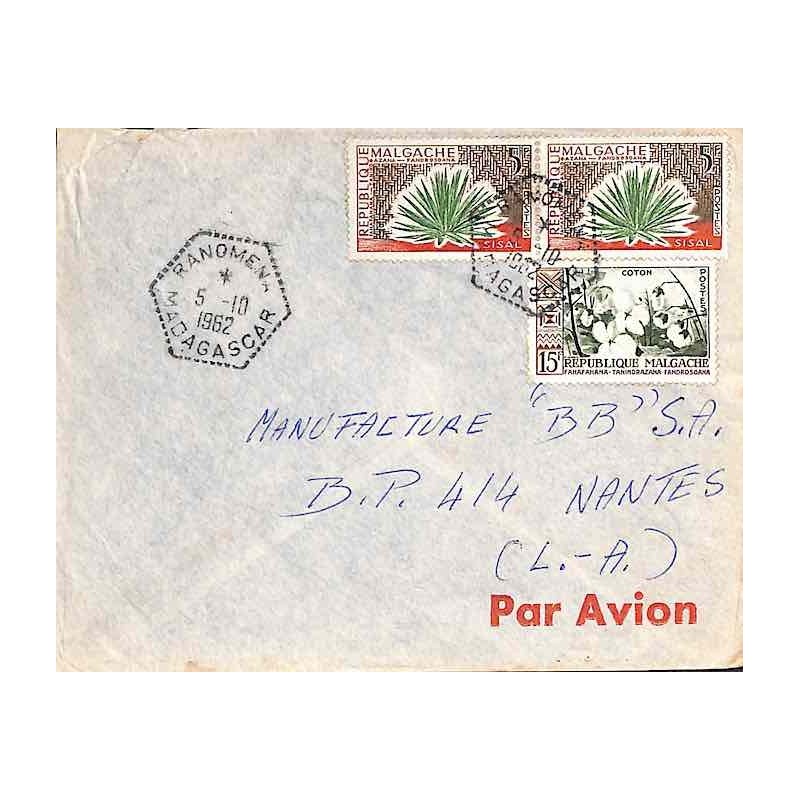 RANOMENA  MADAGASCAR 1962