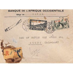 1945 Enveloppe recommandée...