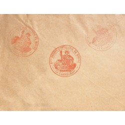 1966 Affranchissement 81 f  Cachet 6ème Groupe d’Artillerie de Marine