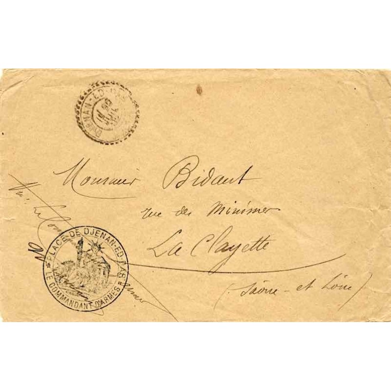 PLACE DE DJENAN-ED-DAR * LE COMMANDANT D'ARMES *  Déesse