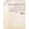 15 PS droit fiscal sur document de 3 feuilles 1936