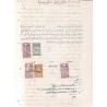 67,5 PS timbres fiscaux sur document 1949