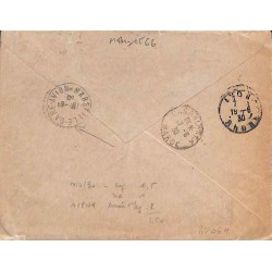 1930 Lettre 3 f 50 de MARRAKECH-MEDINA MAROC