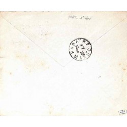 1924 Lettre de la IIè Conférence Nord-Africaine Oblitération RABAT RESIDENCE MAROC