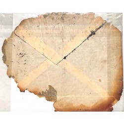 1925 Accident du 11 décembre Alicante - Enveloppe calcinée