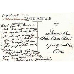1908 Oblitération rare petit timbre à date double cercle CASABLANCA MAROC