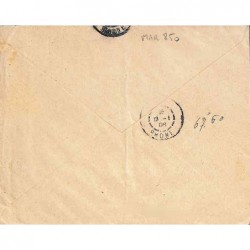 1908 Timbres à date TRESOR ET POSTES *68* et *18*