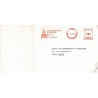 1975 Lettre avec affranchissement mécanique du CNES KOUROU