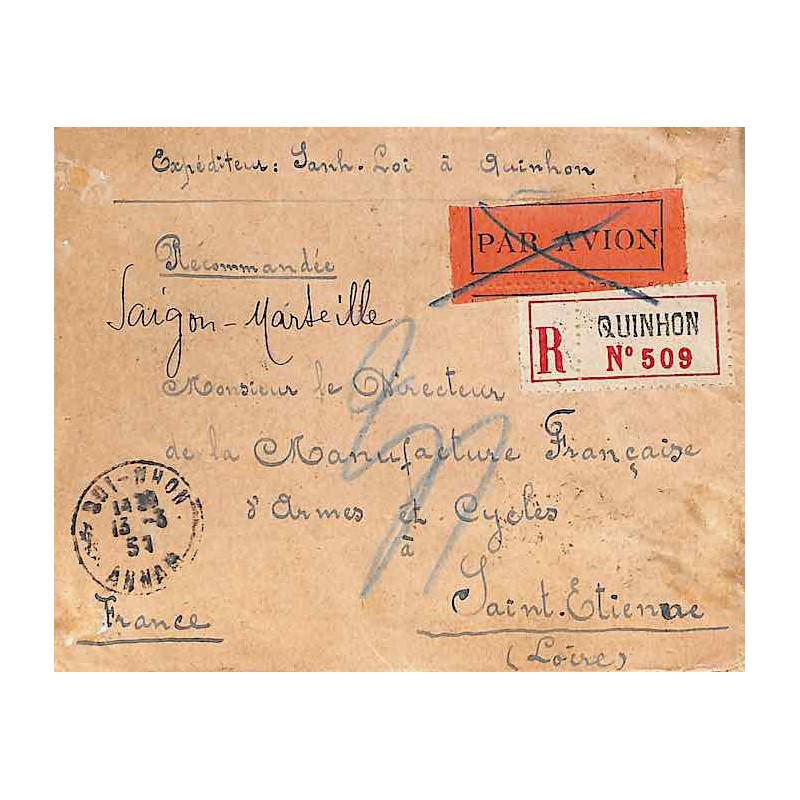 1931 Lettre par Air Orient 4 ème voyage