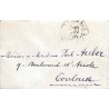 1920 Lettre pour carte de visite Affranchissement 59 (x3) au verso
