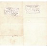 1918 Ordre de service  Cachet MISSION MILITAIRE FRANCAISE en ITALIE