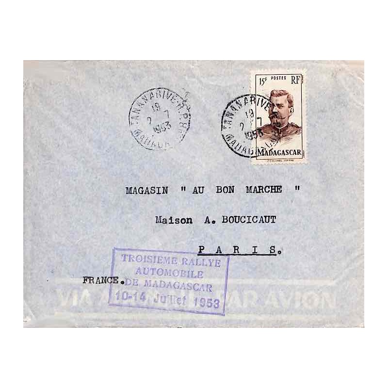 TROISIEME RALLYE AUTOMOBILE DE MADAGASCAR 10-14 Juillet 1953