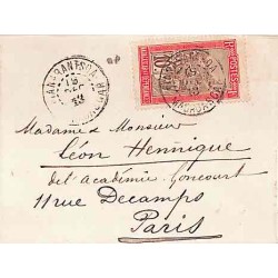 1913 Petite enveloppe pour...