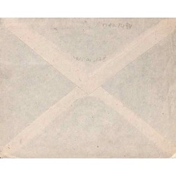 1942 Cachet MARINE NATIONALE * SERVICE à la MER * ancre Oblitération mécanique CASABLANCA POSTES MAROC