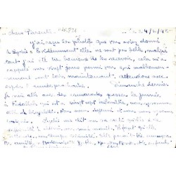 1942 Griffe violette type 3 Casablanca - Postes Avion surtaxe aérienne 0f. 80