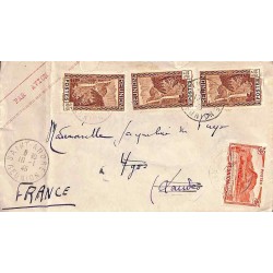 1946 Enveloppe à 8 f. Oblitération SAINT-ANDRE REUNION