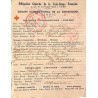 1943 Formule de la Croix-Rouge  de Vichy pour le Maroc