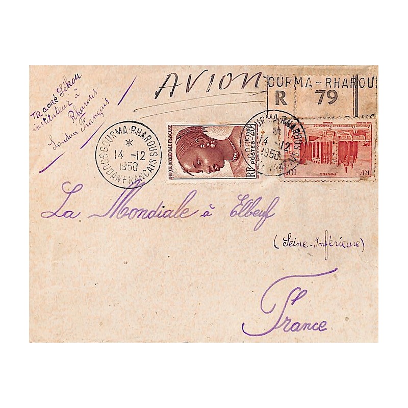GOURMA.RHAROUS  SOUDAN FRANÇAIS 1950