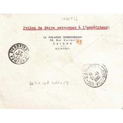 1949 Cachet OUVERTURE DU SERVICE REGULIER FRANCE - Nelle CALEDONIE