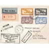 1948 Cachet PREMIERE LIAISON AERIENNE SAIGON - NOUMEA - VIA SYDNEY - PAR AIR FRANCE