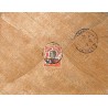 1911 Enveloppe en papier à fibres, décor japonisant imprimé