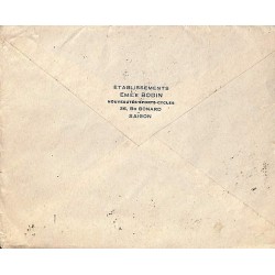 1949 Affranchissement à 10 $ de SAIGON R.P. * COCHINCHINE *