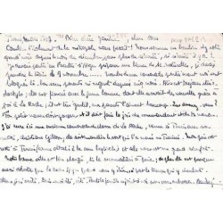 1943  Carte postale 1.20 Petain surcharge bleue PAR AVION  Prix de Vente : 2 fr. 80