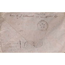 1936 Lettre à 2 F. 50 Oblitération ALGER R.P.