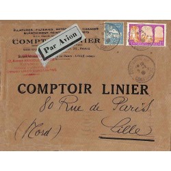 1935 Lettre Affranchie 3 F....