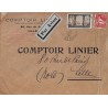 1935 Lettre Oblitération convoyeur CONSTANTINE A BORDJ-BOUIRA