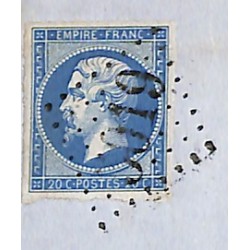 1862  LA CALLE  ALGERIE sur pli Oblitération GC 5019