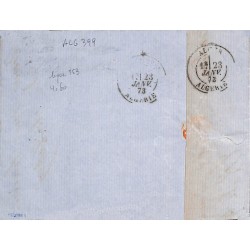 1873 AFFREVILLE ALGERIE OR. ALG  convoyeur-station