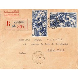 1959 Lettre avec 2 timbres...