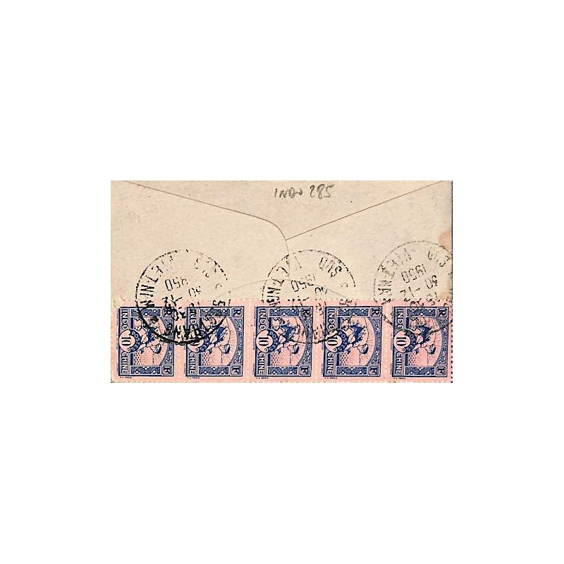 1950 Lettre 60 c Oblitération SOCTRANG * SUD VIETNAM *