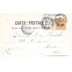 1901 carte postale avec...
