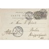 1903 Entier carte postale 5 centimos Oblitération TANGER MAROC