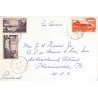 1955 Lettre avion pour les USA à 26 f.