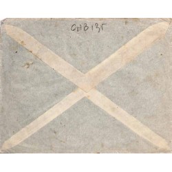 1945 Lettre 7 f. 50 Oblitération LIBREVILLE GABON