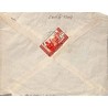 1940 Lettre Bande censure muette et cachet CONTRÔLE POSTAL * COMMISSION B *