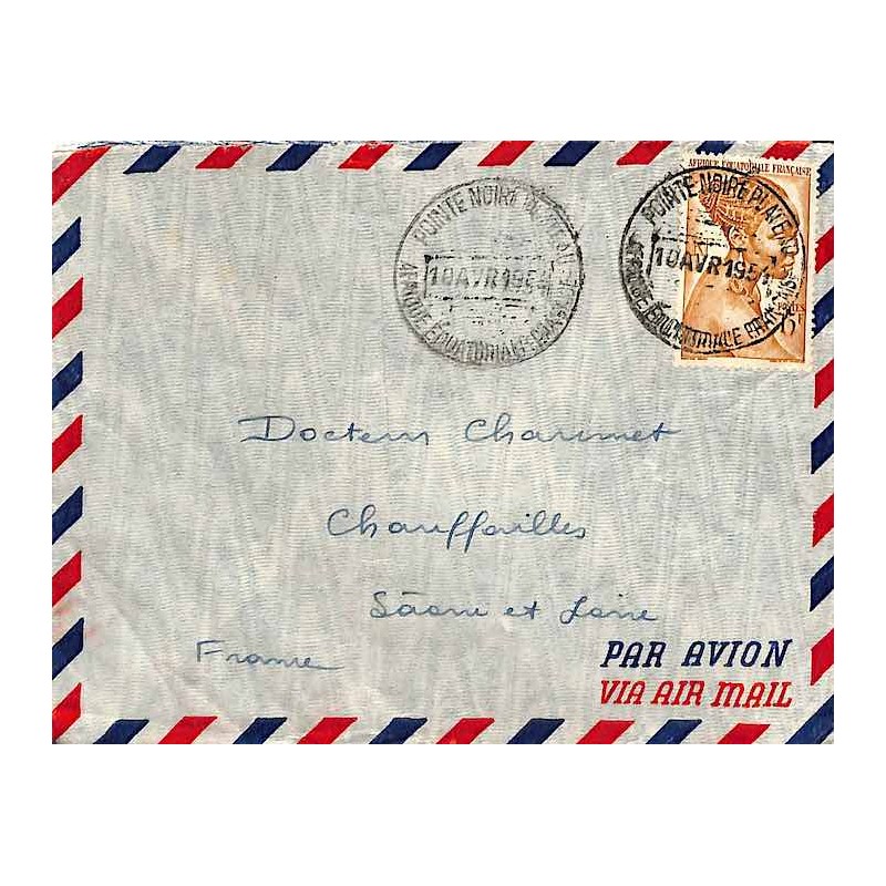 POINTE NOIRE PLATEAU  AFRIQUE EQUATORIALE FRANCAISE 1954