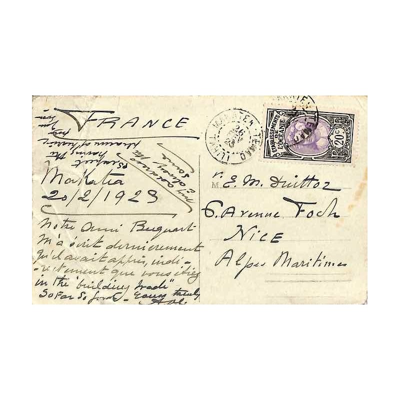 MAKATEA - TEMAO TAHITI 1923