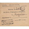 1942 PEDIPOSTE  MAYUMBA en arrivée d'une enveloppe de PORT - GENTIL GABON