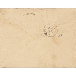 1925 lettre Affranchissement 1 f 05  Oblitération KAYES SOUDAN-FRANÇAIS