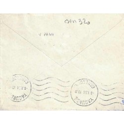 1954 Lettre avion 15 F. timbre seul SANGMELIMA CAMEROUN